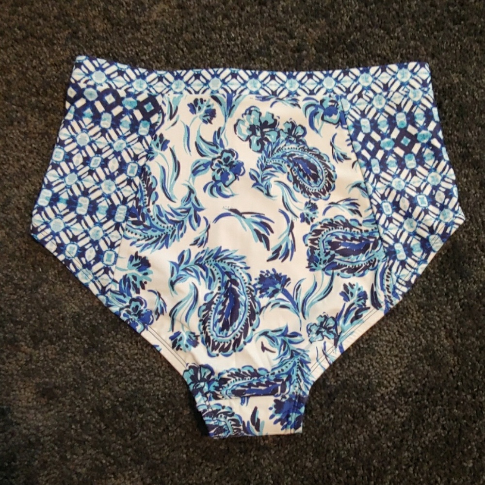 NWT High Waisted Swim Bottoms - Picture 3 of 3